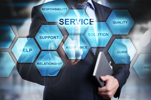 IT Support services graphic highlighting service offerings