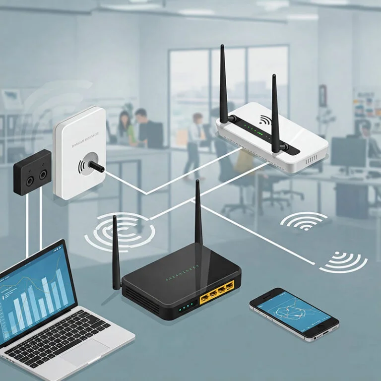 business WiFi network components 