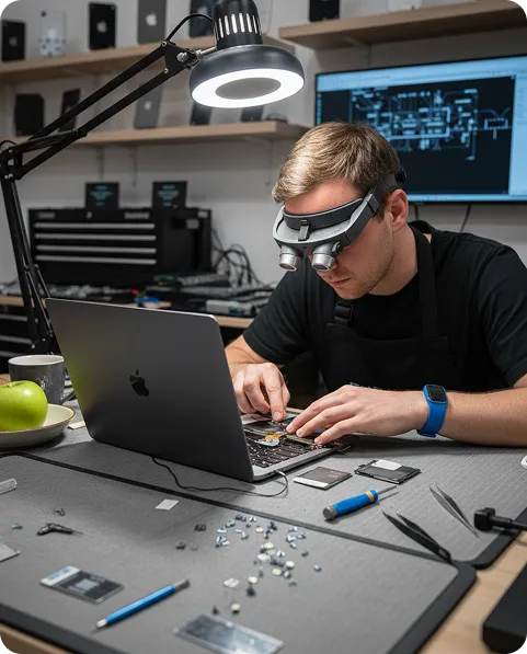 Many Mac repairs are completed the same day, depending on the issue and parts availability. We focus on accurate diagnostics and practical solutions, not unnecessary repairs.