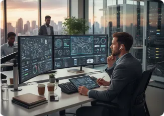 Management and security for all company devices. Updates, protection, and control in one place.