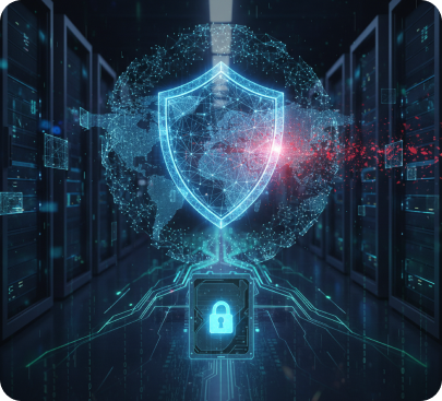 Cybersecurity & Data Protection involves securing systems, users, and data through access controls, endpoint protection, backups, and security best practices. Security is embedded into how IT is managed, not treated as an add-on.
