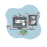 Frequent pop-ups or ads