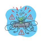 Improper router or switch configuration