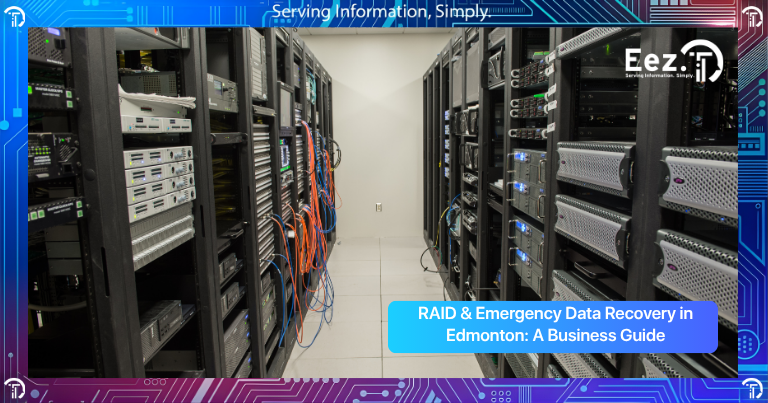 RAID & emergency data recovery in Edmonton for business server crash and data loss restoration